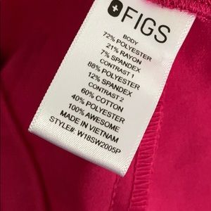 FIGS XXLP 2XP Petite Zamora joggers hot pink!